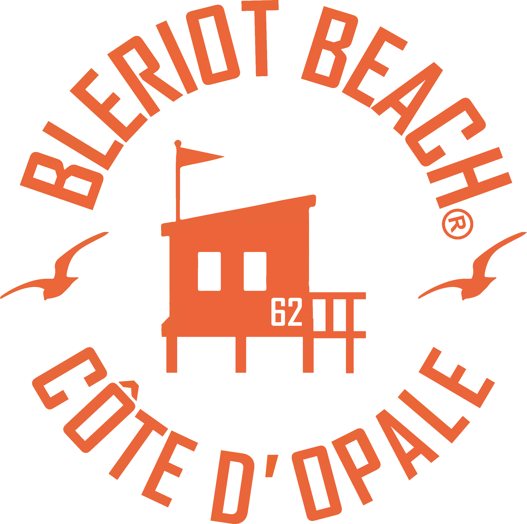 logo bleriot beach conception Del'Concept