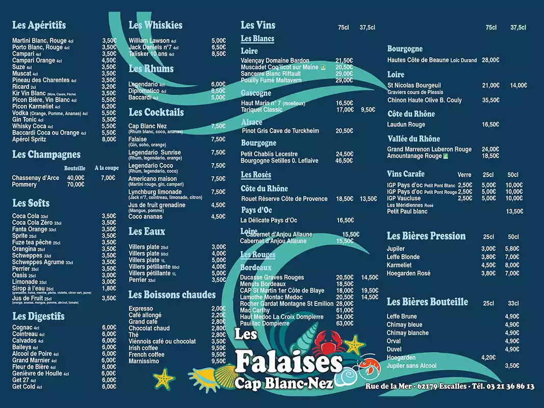 conception graphique pour les falaises par Del'Concept