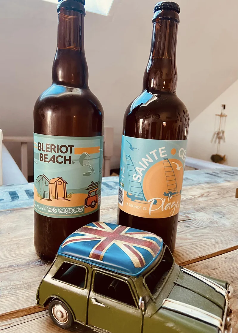 bières "blériot-beach" vs " sainte cécile plage"