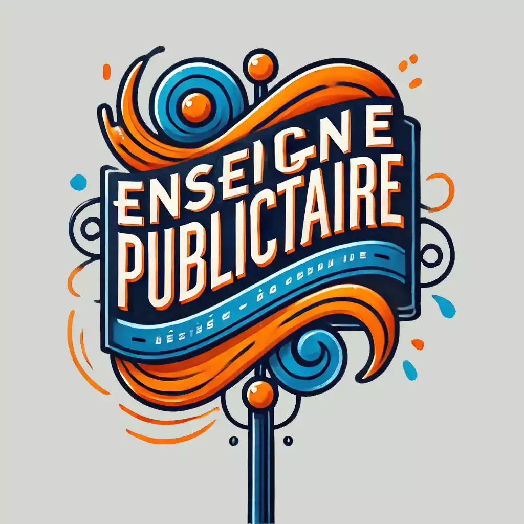 logo enseigne publicitaire